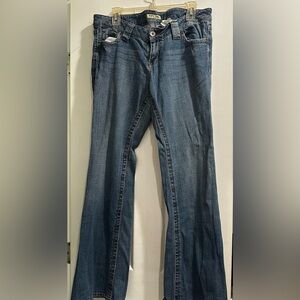 Paris Blues Women's Dark Blue Flare Jeans